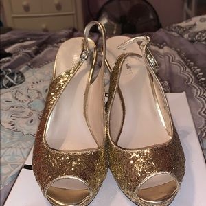 Glitter Platform Heels